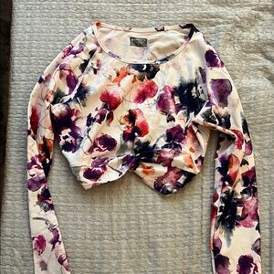 Floral Long Athletic Top